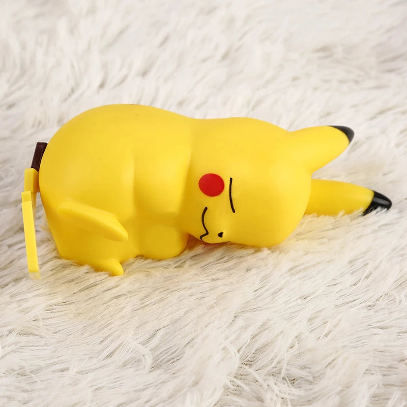 Luz de Noite Pikachu Pokémon Brilhante - Brinquedo Infantil, Lâmpada de Cabeceira Adorável do Pikachu