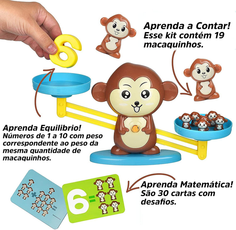 Monkey Balance - Aprender matemática ficou mais Divertido!